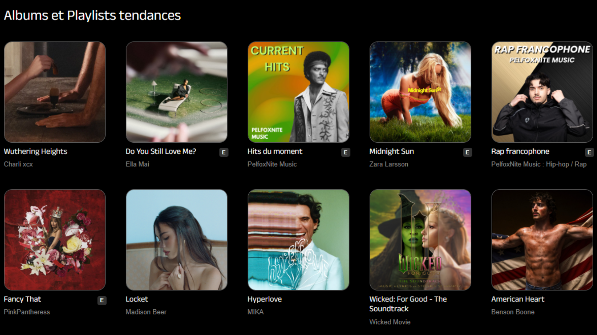 Nouveautés accueil PelfoxNite Music